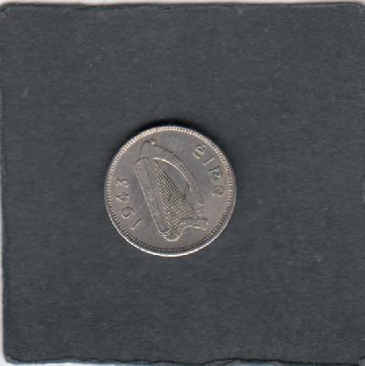 Beschrijving: 3 Pence  HARE 